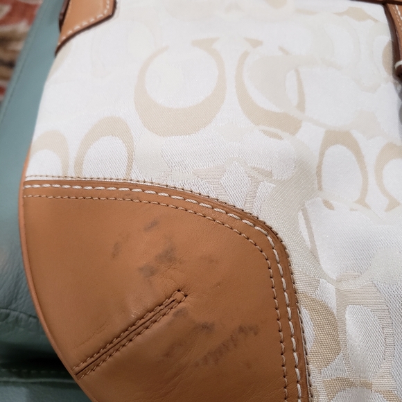 Vintage Coach signature Canvas shoulder bag - Picture 16 of 16